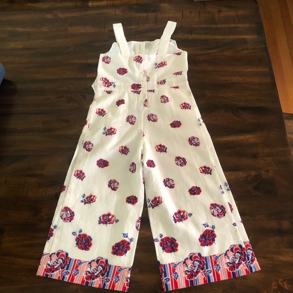 Janie and Jack Floral Jumpsuit - Picture 5 of 9